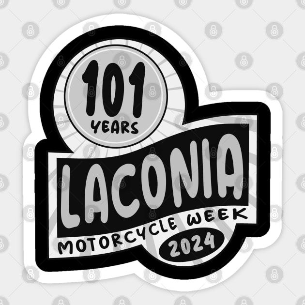 Laconia 2024 Laconia 2024 Sticker TeePublic